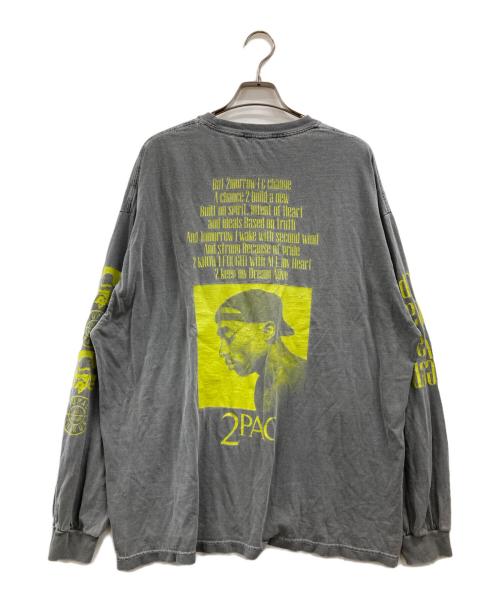 Citizens of humanity（シチズンズオブヒューマニティ）CITIZENS of HUMANITY (シチズンズオブヒューマニティ) 2Pac ACLU SoCal L/S TEE グレー サイズ:XLの古着・服飾アイテム