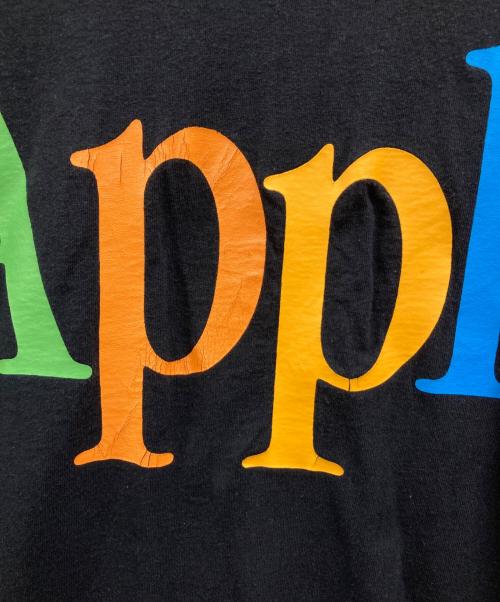 FRUIT OF THE LOOM（フルーツオブザルーム）FRUIT OF THE LOOM (フルーツオブザルーム) APPLE TEE ブラック サイズ:XLの古着・服飾アイテム