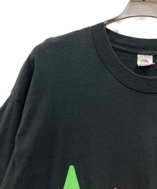 FRUIT OF THE LOOM（フルーツオブザルーム）FRUIT OF THE LOOM (フルーツオブザルーム) APPLE TEE ブラック サイズ:XLの古着・服飾アイテム