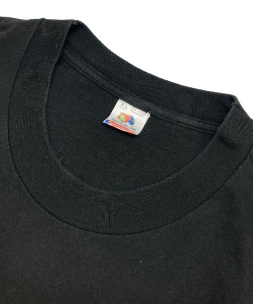 FRUIT OF THE LOOM（フルーツオブザルーム）FRUIT OF THE LOOM (フルーツオブザルーム) APPLE TEE ブラック サイズ:XLの古着・服飾アイテム