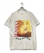 Hanesヘインズ）の古着「Madonna blond ambition tour TEE」｜ホワイト