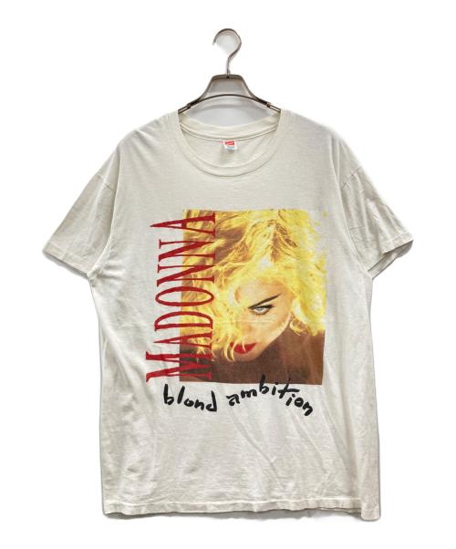 Hanes（ヘインズ）Hanes (ヘインズ) Madonna blond ambition tour TEE ホワイト サイズ:2XLの古着・服飾アイテム
