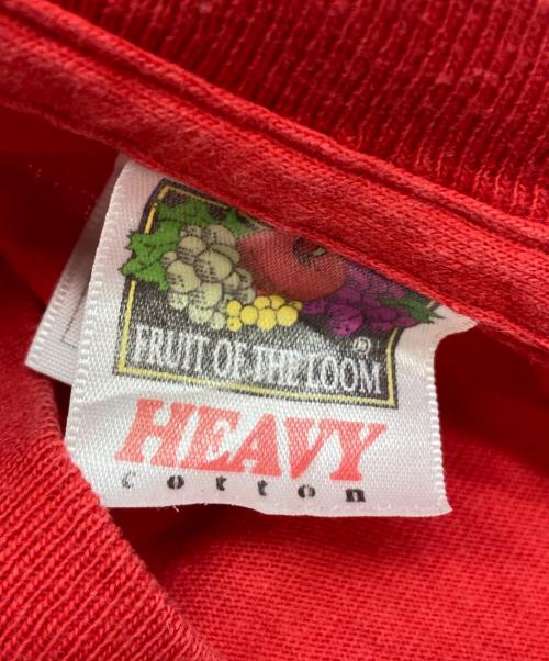 FRUIT OF THE LOOM（フルーツオブザルーム）FRUIT OF THE LOOM (フルーツオブザルーム) OASIS TEE　USA製 レッド サイズ:XLの古着・服飾アイテム