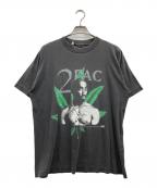 ARTIMONDEアーティモンド）の古着「90ｓ 2pac TEE」｜ブラック
