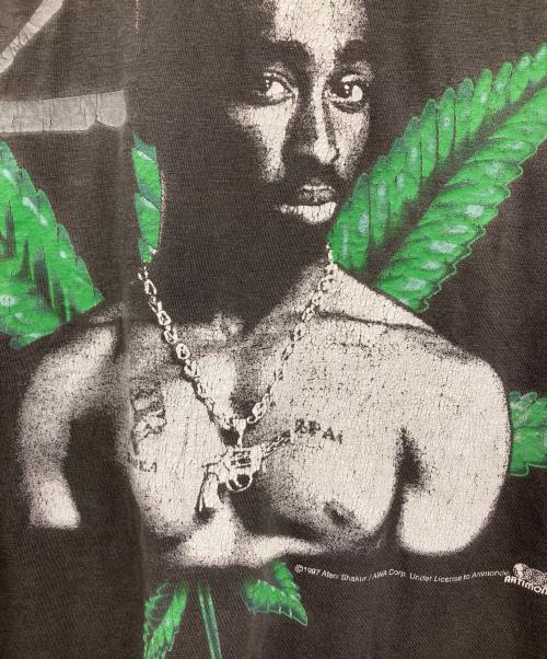 ARTIMONDE（アーティモンド）ARTIMONDE (アーティモンド) 90ｓ 2pac TEE ブラック サイズ:XLの古着・服飾アイテム
