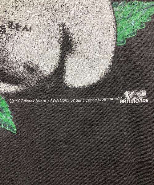 ARTIMONDE（アーティモンド）ARTIMONDE (アーティモンド) 90ｓ 2pac TEE ブラック サイズ:XLの古着・服飾アイテム