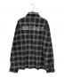 SECRET (シークレット) ラインストーンチェックシャツ グレー サイズ:L：30000円