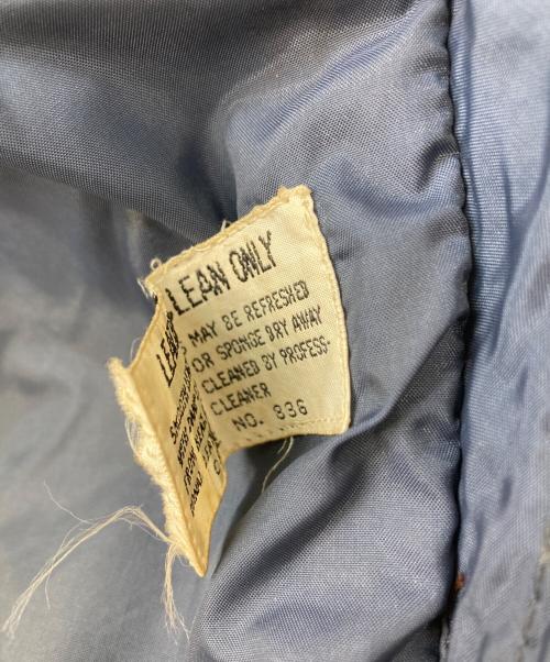 Sears（シアーズ）Sears (シアーズ) ライナー付きレザーカーコート ネイビー サイズ:40の古着・服飾アイテム