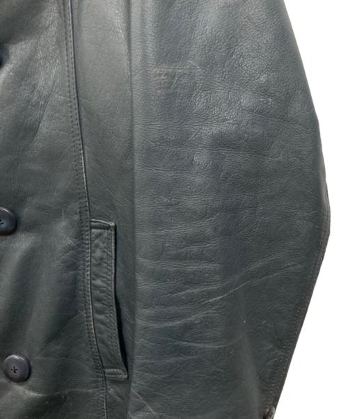 Sears（シアーズ）Sears (シアーズ) ライナー付きレザーカーコート ネイビー サイズ:40の古着・服飾アイテム