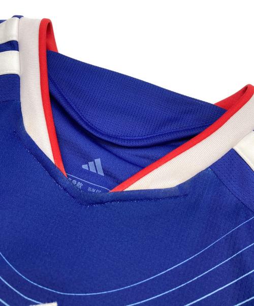 adidas（アディダス）adidas (アディダス) ゲームシャツ ネイビー サイズ:Lの古着・服飾アイテム