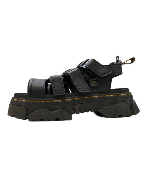 Dr.Martens（ドクターマーチン）Dr.Martens (ドクターマーチン) MATTISON 3 ストラップ サンダル ブラック サイズ:UK7の古着・服飾アイテム