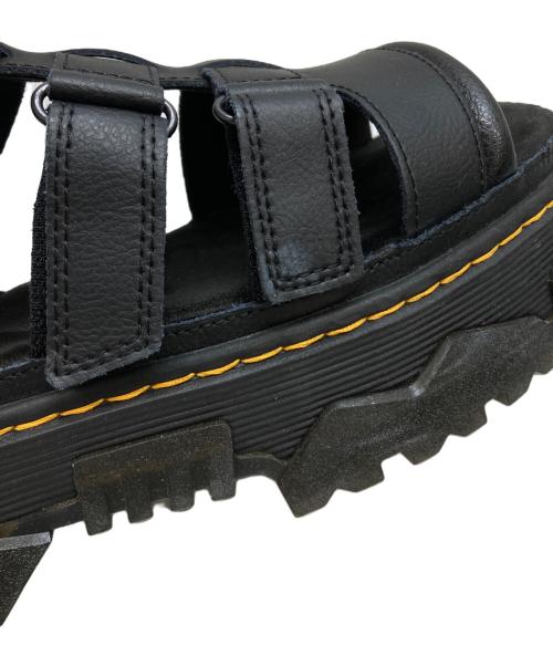 Dr.Martens（ドクターマーチン）Dr.Martens (ドクターマーチン) MATTISON 3 ストラップ サンダル ブラック サイズ:UK7の古着・服飾アイテム