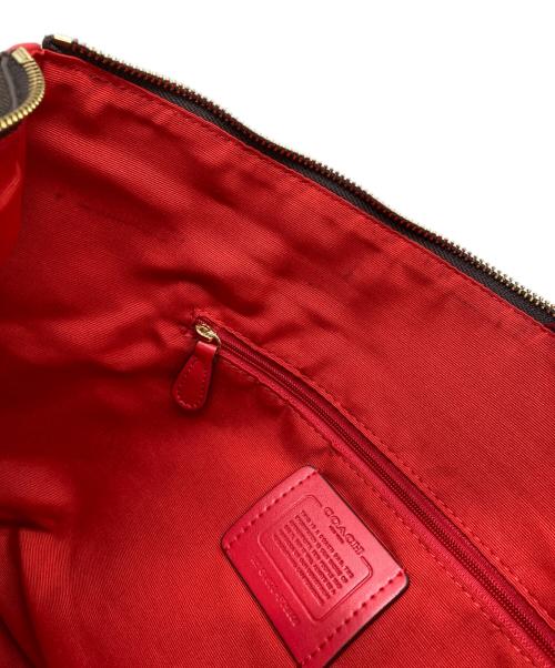 COACH（コーチ）COACH (コーチ) シグネチャートートバッグ ブラウンの古着・服飾アイテム