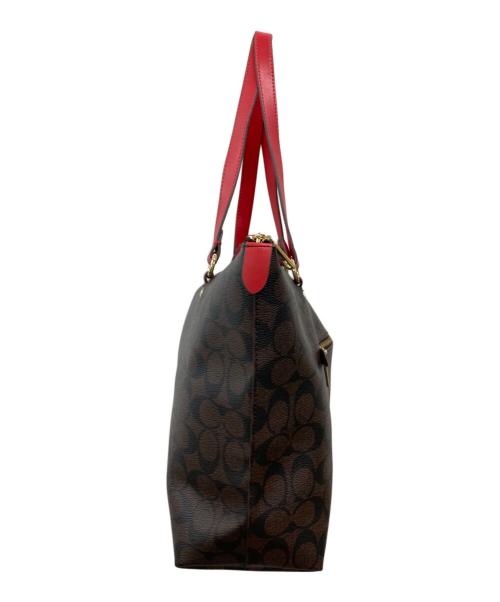 COACH（コーチ）COACH (コーチ) シグネチャートートバッグ ブラウンの古着・服飾アイテム