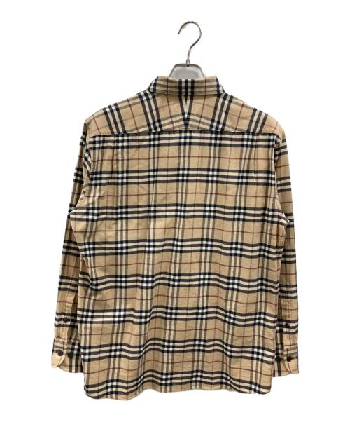 BURBERRY BLACK LABEL（バーバリーブラックレーベル）BURBERRY BLACK LABEL (バーバリーブラックレーベル) ノヴァチェックシャツ ベージュ サイズ:3の古着・服飾アイテム