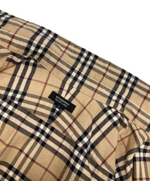 BURBERRY BLACK LABEL（バーバリーブラックレーベル）BURBERRY BLACK LABEL (バーバリーブラックレーベル) ノヴァチェックシャツ ベージュ サイズ:3の古着・服飾アイテム