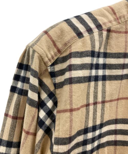 BURBERRY BLACK LABEL（バーバリーブラックレーベル）BURBERRY BLACK LABEL (バーバリーブラックレーベル) ノヴァチェックシャツ ベージュ サイズ:3の古着・服飾アイテム