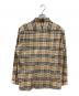 BURBERRY BLACK LABEL (バーバリーブラックレーベル) ノヴァチェックシャツ ベージュ サイズ:3：8000円