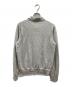 maison kitsune (メゾンキツネ) グリーン ボールド フォックスヘッド パッチ ニットポロシャツ グレー サイズ:M：13000円