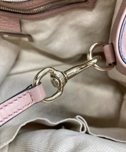 GUCCI（グッチ）GUCCI (グッチ) ソーホーハンドバッグ ピンクの古着・服飾アイテム