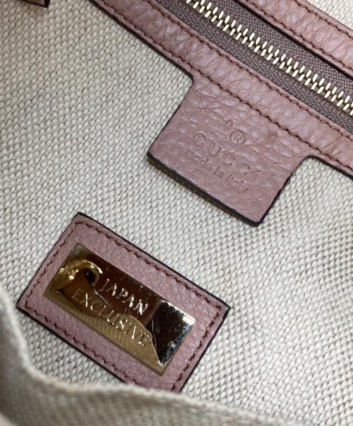 GUCCI（グッチ）GUCCI (グッチ) ソーホーハンドバッグ ピンクの古着・服飾アイテム