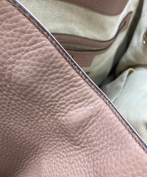 GUCCI（グッチ）GUCCI (グッチ) ソーホーハンドバッグ ピンクの古着・服飾アイテム