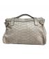MULBERRY (マルベリー) ALEXA クロコダイル調2WAYショルダーバッグ ベージュ：25000円