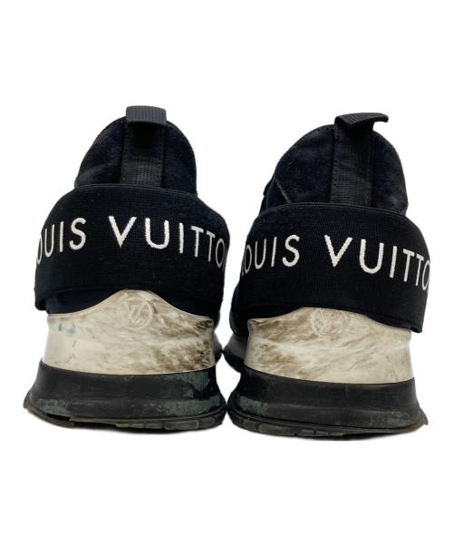 LOUIS VUITTON（ルイ ヴィトン）LOUIS VUITTON (ルイ ヴィトン) レザースニーカー ブラック・ホワイト サイズ:38の古着・服飾アイテム
