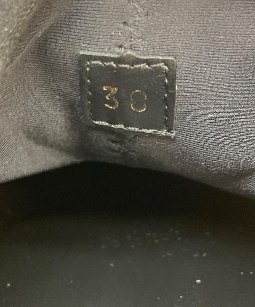 LOUIS VUITTON（ルイ ヴィトン）LOUIS VUITTON (ルイ ヴィトン) レザースニーカー ブラック・ホワイト サイズ:38の古着・服飾アイテム