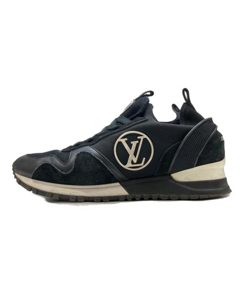 LOUIS VUITTON（ルイ ヴィトン）LOUIS VUITTON (ルイ ヴィトン) モノグラムランアウェイ・ライン スニーカー ブラック・ホワイト サイズ:38の古着・服飾アイテム