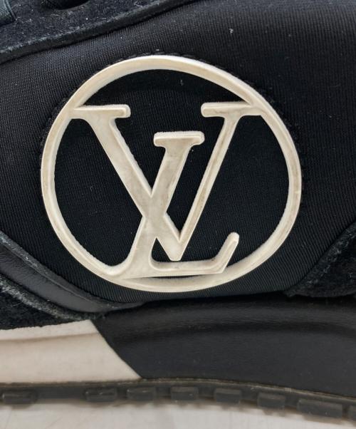 LOUIS VUITTON（ルイ ヴィトン）LOUIS VUITTON (ルイ ヴィトン) モノグラムランアウェイ・ライン スニーカー ブラック・ホワイト サイズ:38の古着・服飾アイテム