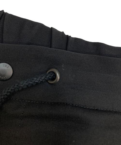 THE RERACS（ザ リラクス）THE RERACS (ザ リラクス) THE EASY SLACKS WIDE ブラック サイズ:48の古着・服飾アイテム
