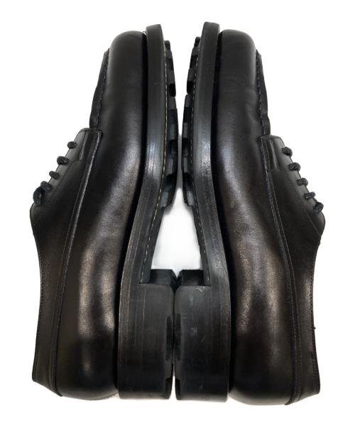 RENDO（レンド）RENDO (レンド) apron front derby /レースアップブーツ ブラック サイズ:不明(実寸参照)の古着・服飾アイテム