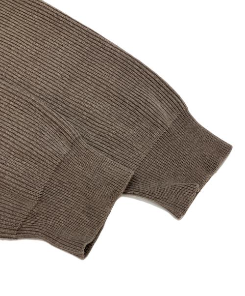 BATONER（バトナ―）BATONER (バトナ―) SUPER HIGH TWIST DRIVERS KNIT ベージュ サイズ:3の古着・服飾アイテム