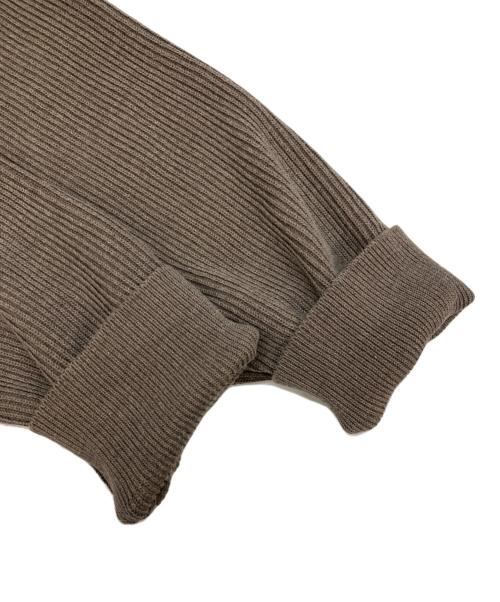 BATONER（バトナ―）BATONER (バトナ―) SUPER HIGH TWIST DRIVERS KNIT ベージュ サイズ:3の古着・服飾アイテム