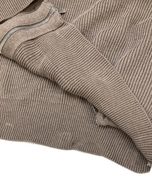BATONER（バトナ―）BATONER (バトナ―) SUPER HIGH TWIST DRIVERS KNIT ベージュ サイズ:3の古着・服飾アイテム