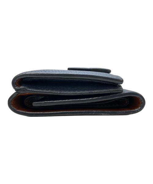 LOEWE（ロエベ）LOEWE (ロエベ) バーティカルウォレット3つ折り財布 ネイビーの古着・服飾アイテム