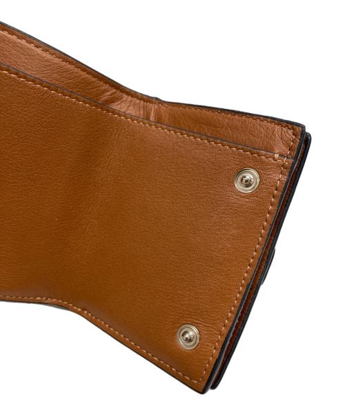 LOEWE（ロエベ）LOEWE (ロエベ) バーティカルウォレット3つ折り財布 ネイビーの古着・服飾アイテム