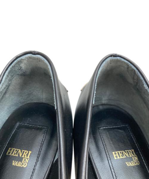 HENRI EN VARGO（ヘンリ エン ヴァーゴ）HENRI EN VARGO (ヘンリ エン ヴァーゴ) HEREN パンプス ブラック サイズ:37の古着・服飾アイテム