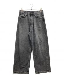 Acne studios（アクネ ストゥディオズ）の古着「1989 Loose Fit Denimワイドデニムパンツ」｜ブラック