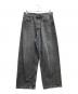 Acne studios（アクネ ストゥディオズ）の古着「1989 Loose Fit Denimワイドデニムパンツ」｜ブラック