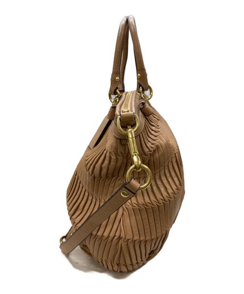 COACH（コーチ）COACH (コーチ) マディソン ギャザード リンジー 2WAYバッグ ピンクの古着・服飾アイテム