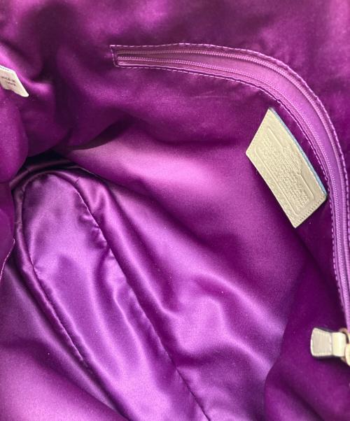 COACH（コーチ）COACH (コーチ) マディソン ギャザード リンジー 2WAYバッグ ピンクの古着・服飾アイテム