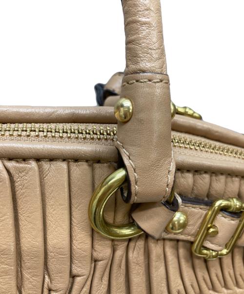 COACH（コーチ）COACH (コーチ) マディソン ギャザード リンジー 2WAYバッグ ピンクの古着・服飾アイテム