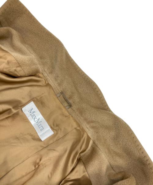 MaxMara（マックスマーラ）MaxMara (マックスマーラ) カシミヤブレンドダブルチェスターコート ベージュ サイズ:40の古着・服飾アイテム