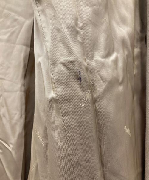 MaxMara（マックスマーラ）MaxMara (マックスマーラ) カシミヤブレンドダブルチェスターコート ベージュ サイズ:40の古着・服飾アイテム