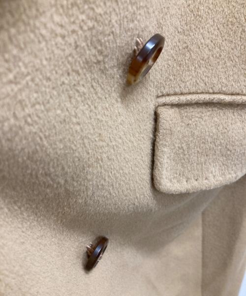 MaxMara（マックスマーラ）MaxMara (マックスマーラ) カシミヤブレンドダブルチェスターコート ベージュ サイズ:40の古着・服飾アイテム