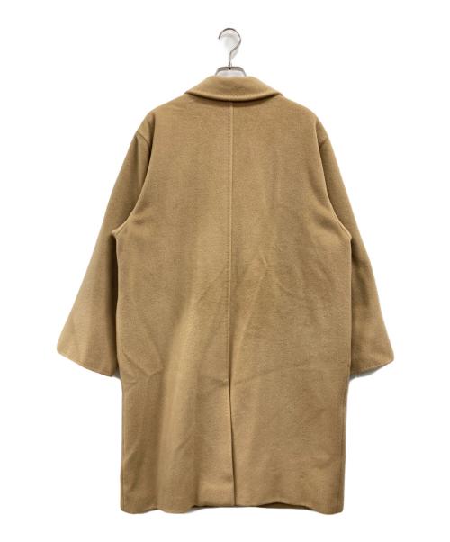 MaxMara（マックスマーラ）MaxMara (マックスマーラ) カシミヤブレンドダブルチェスターコート ベージュ サイズ:40の古着・服飾アイテム