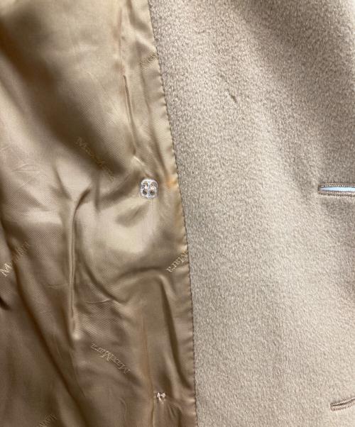 MaxMara（マックスマーラ）MaxMara (マックスマーラ) カシミヤブレンドダブルチェスターコート ベージュ サイズ:40の古着・服飾アイテム
