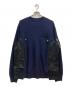 sacai（サカイ）の古着「MA-1ドッキング モックニット」｜ネイビー×ブラック